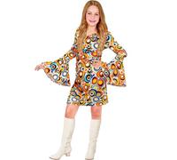 Widmann 97387 Kinderkostüm 70er Jahre Outfit Disco Children's Costume 70s, Multicoloured, 140 (EU)