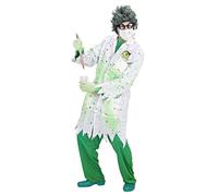 Widmann 98932 Adult Costume Dr. Toxic ? Jacket with Mask and Latex Gloves