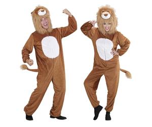 Widmann 9937A - Adult costume Lion, Overalls With Mask
