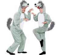 WIDMANN 9964 A Adults Wolf Overall Costume With Mask