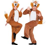 Widmann 9970A - adult costume fox, overall with mask.