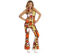 Widmann, adult costume, the 70s groovy style | Groovy style, jumpsuit in disco-retro look, original costume for carnival and theme parties