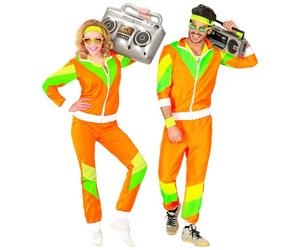 WIDMANN Adult Mens Hippie Costume. Include Coat and multicoloured trousers. 60s 70s Hippy/Woodstock, Fancy Dress, Outfit