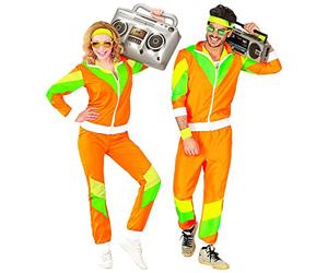 WIDMANN Adult Mens Hippie Costume. Include Coat and multicoloured trousers. 60s 70s Hippy/Woodstock, Fancy Dress, Outfit
