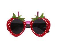 Widmann 14393 WDM14393 Strawberry Glasses, red, Standard Size