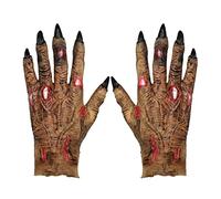 WIDMANN Adult Unisex Clown Gloves. Fancy Dress Costume Accessory, Outfit, World Book Day, Halloween, Carnival, Circus