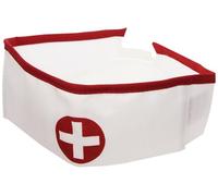 Widmann Adults Nurses Hat with Cross. Fancy Dress Costume Accessory. Perfect for Dress-Up. Caps & Headwear.