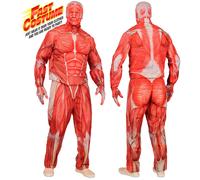 W WIDMANN MILANO Party Fashion 46692 Anatomy Fast Costume Set, red, M