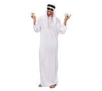Widmann Arab Sheik (Tunic, Headdress) (S) White