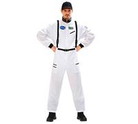 W WIDMANN MILANO Party Fashion - Astronaut Costume for Men, Space Suit, Carnival, Theme Parties