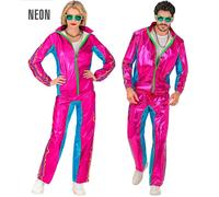 Widmann Azure Metallic Electronic Dance Music Party Fashion Tracksuit (Jacket, P