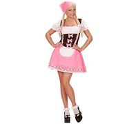 Widmann BAVARIAN GIRL PINK Costume for German Beer Festival Oktoberfest Fancy Dress UK 18-20