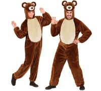 Widmann Bear In Soft Plush (Hooded Jumpsuit Withmask) (M - h 165 cm) Different C