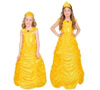 Widmann Beauty Queen (Dress With Wire Hoop, Belt, Headpiece) (140 cm / 8-10 Year