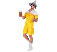 Widmann 10581 Clear Costume Party Fashion Beer Suit, Multicoloured, S-M