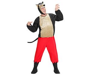 Widmann Big Bad Wolf (Stuffed Coat, Pants, Boot Covers, Headpiece With Mask) (M)
