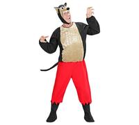 Widmann Big Bad Wolf (Stuffed Coat, Pants, Boot Covers, Headpiece With Mask) (S)