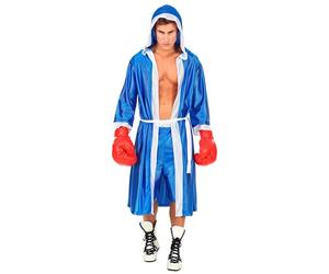 Widmann Boxeur Blue (Hoodedcape With Belt, Shorts) (L) Blue
