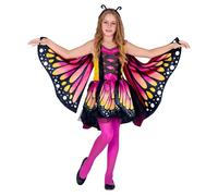 Widmann Butterfly (Tutu Dress, Wings, Antennas) (158 cm / 11-13 Years) Blue