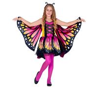 Widmann Butterfly (Tutu Dress, Wings, Antennas) (158 cm / 11-13 Years) Blue