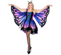 Widmann Butterfly (Tutu Dress, Wings, Antennas) (M) Blue