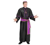 Mens Cardinal Costume Large UK 42/44" for Vicar Priest Church Fancy Dress