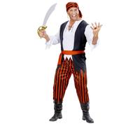 Widmann Caribbean Pirate (Shirt With Vest, Pants, Belt, Headband, Hat) (XXXL) Di