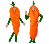 Widmann 11000330 Adult Carrot Costume, Orange, Green, S