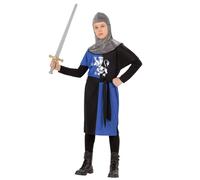 Widmann - Children's costume medieval warrior, coat, belt, hood