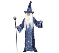 W WIDMANN MILANO Party Fashion - Wizard Costume for Children, Fantasy, Fairy Tales, Fairy Tales, Carnival, Halloween, Theme Parties