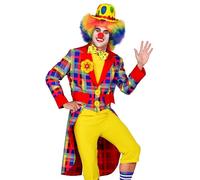 Widmann - Clown costume, tailcoat, for men, circus, carnival, theme party