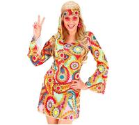 W WIDMANN MILANO Party Fashion 76134 Kostüm Clown Girl Costume, Multicoloured, XL