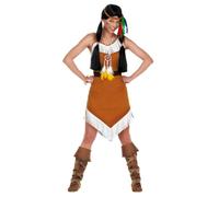Mens Comanche Dress Costume Small UK 38/40" for Wild West Indian Fancy Dress
