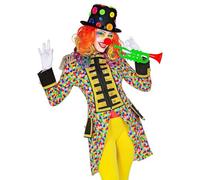 Widmann - Confetti Parade Dress for Women Guard Uniform Dots Clown Circus Director Costume Carnival Theme Party