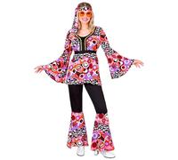 Widmann - Costume 70s Groovy Style, Reggae, Hippie, Flower Power, Disco Fever, Schlagermove