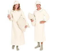 Widmann 10660 Costume Premiers, Nightdress and Sleep Cap, Sleepwalker, Pyjamas, Bobble hat, Theme Party, Carnival, Fancy Dress, Plain and Mottled, Multicoloured, M-L
