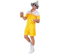 Widmann 10581 Clear Costume Party Fashion Beer Suit, Multicoloured, S-M