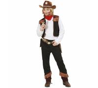 Widmann Cowboy (Shirt With Vest, Pants, Bandana) (128 cm / 5-7 Years) Different