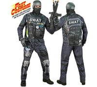 W WIDMANN MILANO Party Fashion - Cyborg Costume Set with Mask, Complete Outfit for Halloween and Carnival