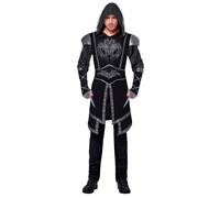 W WIDMANN MILANO Party Fashion - Dark Knight Costume for Men, Medieval, Dark, Gothic, Carnival, Halloween, Theme Parties