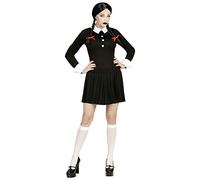 WIDMANN - Dark girl costume, dress, Halloween, carnival, theme party
