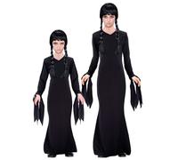 Widmann Dark Girl (Dress) (116 cm / 4-5 Years) Black