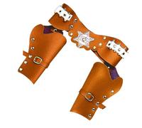 Widmann Deluxe Cowboy Belt, brown with 2 pockets, 85022