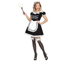 Widmann DELUXE FRENCH MAID MEDIUM FOR FANCY DRESS COSTUME
