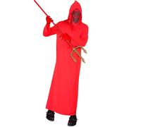 Widmann Devil (Hooded Robe With Mask) (M) Red