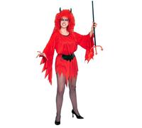 Ladies Lady Devil Costume Medium UK 10-12 for Halloween Satan Lucifer Fancy Dress