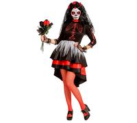 Widmann Adult Costume Dia de los Muertos Bride