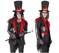 W WIDMANN MILANO Party Fashion 13722 Kostüm Voodoo Priester Costume Priest, Black, M