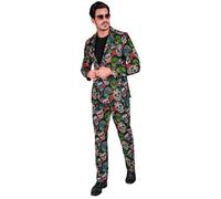 Widmann 31022 Dia de Los Muertos, Costume with Skulls, Mexico, Day of The Dead, Halloween Fancy Dress, Multicoloured, M