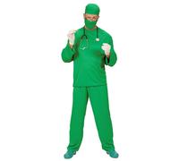 Widmann Doctor (Shirt, Pants, Lab Coat, Hat, Face Mask, Stethoscope) (158 cm / 1